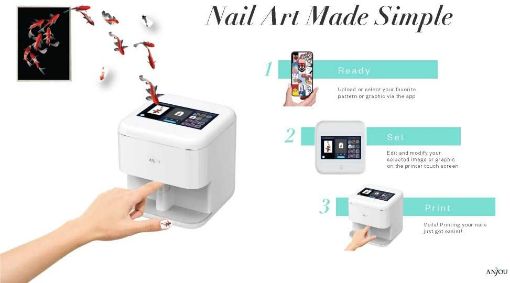 تصویر  Anjou AJ-CBL001 Anjou Nail Printer  European standard