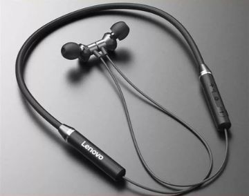 تصویر  Lenovo HE05 Bluetooth Wireless Sport Earphone EU Black