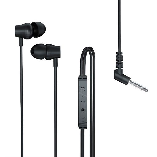 تصویر  Lenovo QF310 Drive-by-wire headphone EU Black