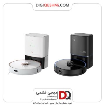 تصویر  Viomi Robot Vacuum Black S9 Dust Box Version White black EU