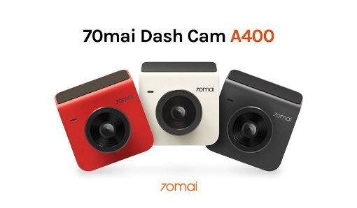 تصویر  70mai Dash Cam A400 grey /lvory/red