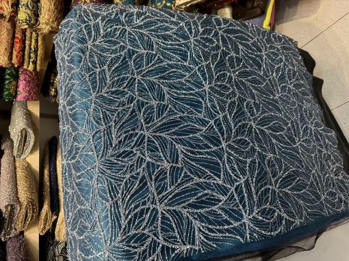 تصویر  پارچه مجلسی تور نگینی 